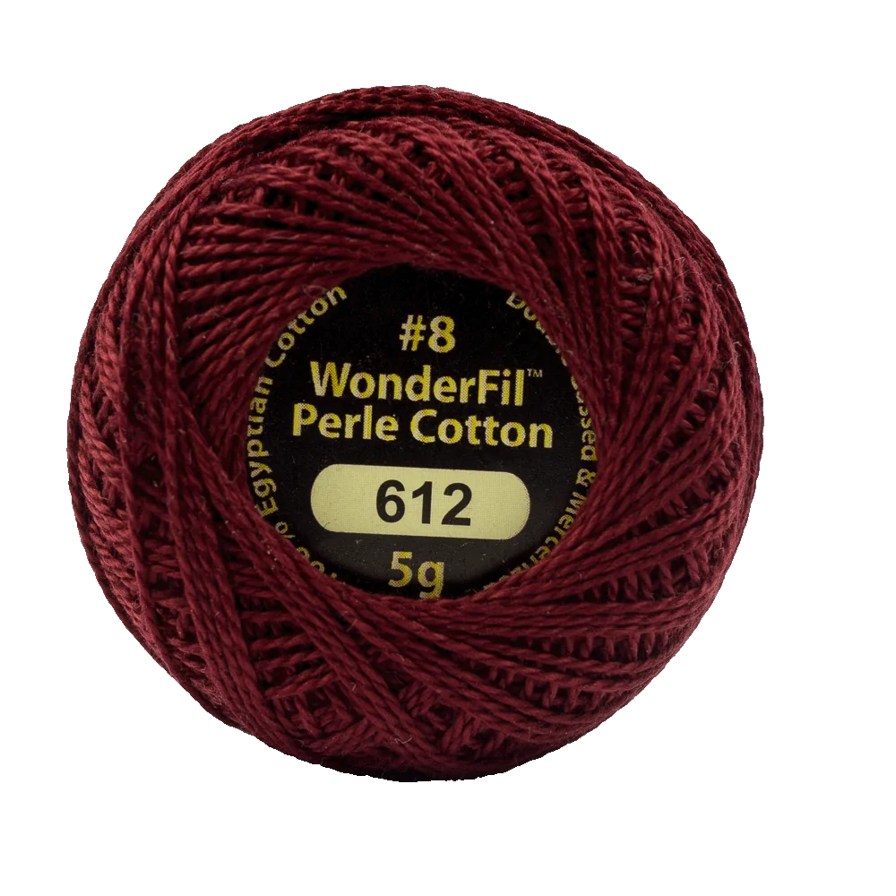 Wonderfil Eleganza Egyptian Perle Cotton Thread 8wt 42yd Ball