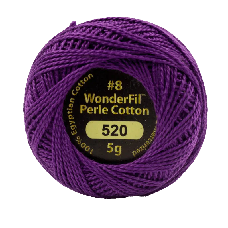 Wonderfil Eleganza Egyptian Perle Cotton Thread 8wt 42yd Ball