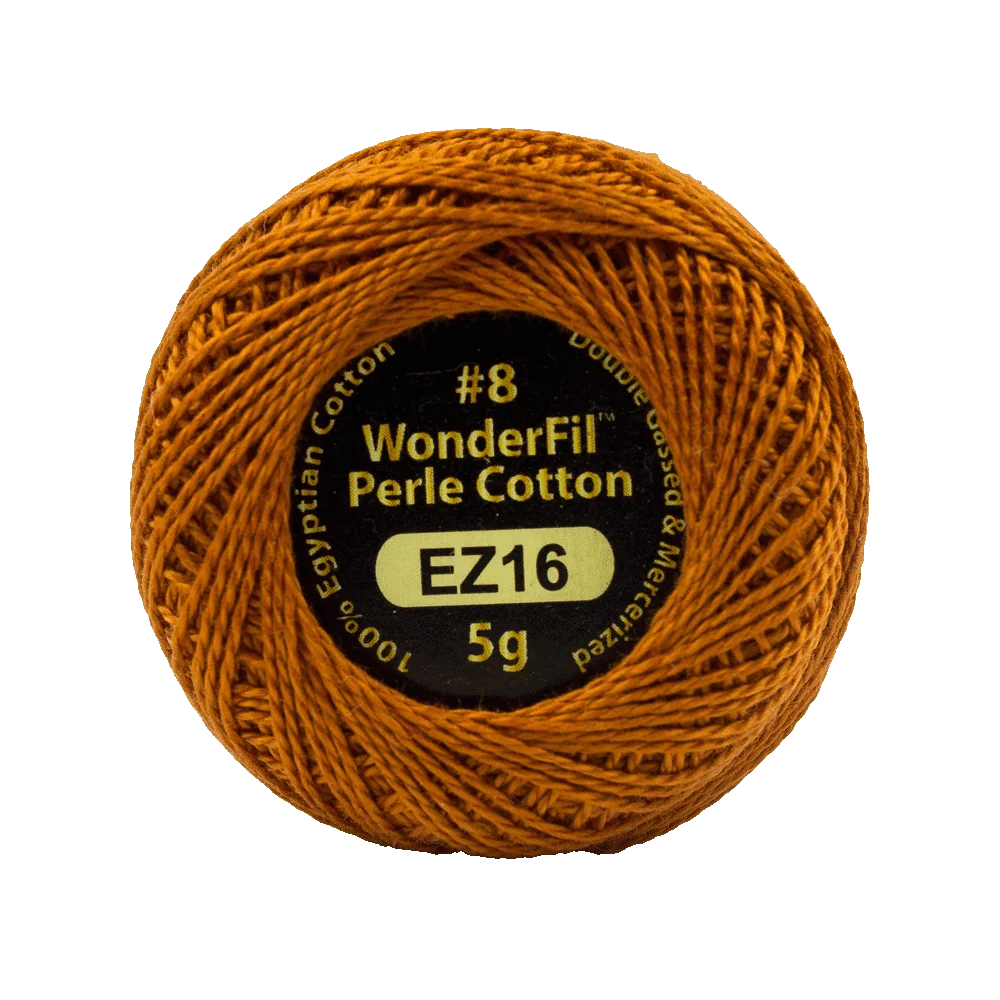 Wonderfil Eleganza Egyptian Perle Cotton Thread 8wt 42yd Ball