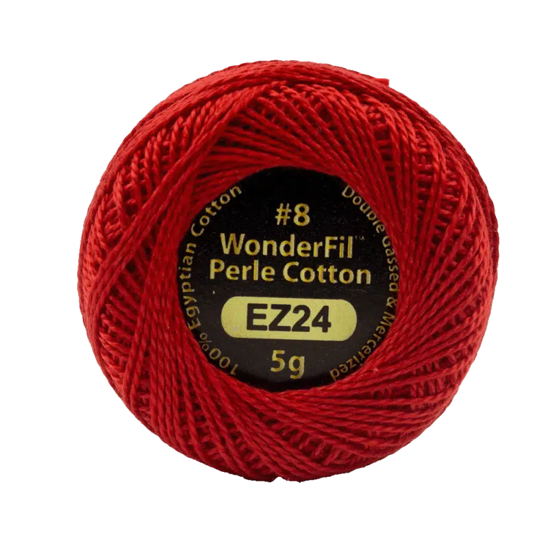 Wonderfil Eleganza Egyptian Perle Cotton Thread 8wt 42yd Ball