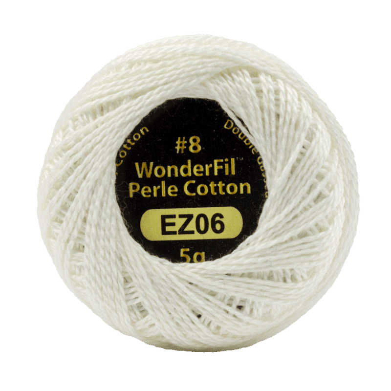 Wonderfil Eleganza Egyptian Perle Cotton Thread 8wt 42yd Ball