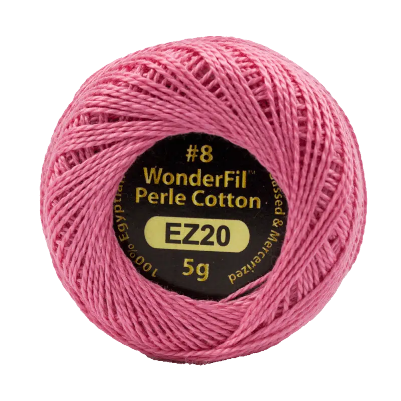 Wonderfil Eleganza Egyptian Perle Cotton Thread 8wt 42yd Ball