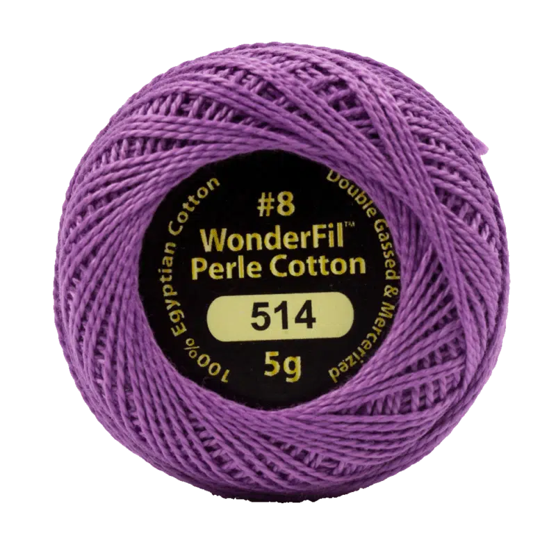 Wonderfil Eleganza Egyptian Perle Cotton Thread 8wt 42yd Ball