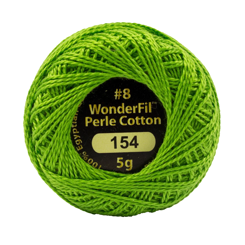 Wonderfil Eleganza Egyptian Perle Cotton Thread 8wt 42yd Ball