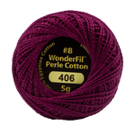 Wonderfil Eleganza Egyptian Perle Cotton Thread 8wt 42yd Ball