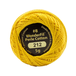 Wonderfil Eleganza Egyptian Perle Cotton Thread 8wt 42yd Ball