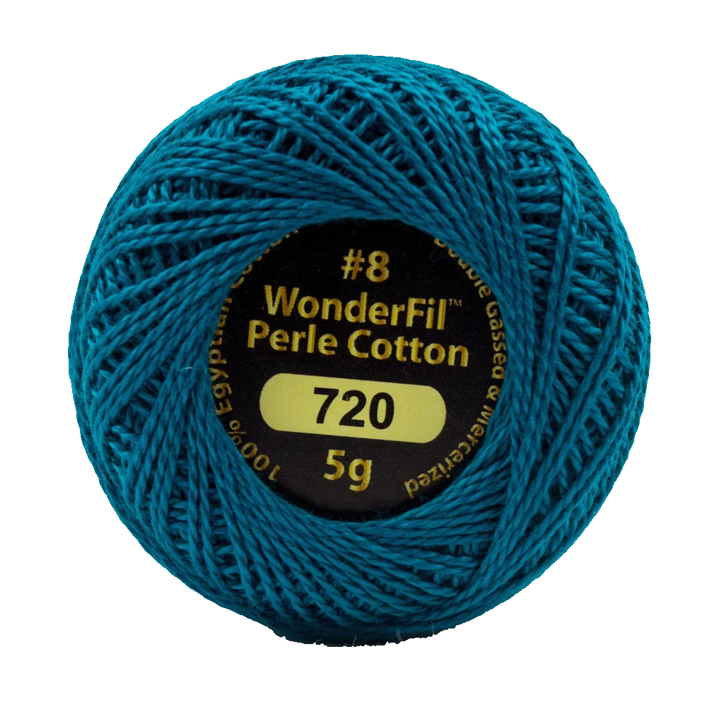 Wonderfil Eleganza Egyptian Perle Cotton Thread 8wt 42yd Ball