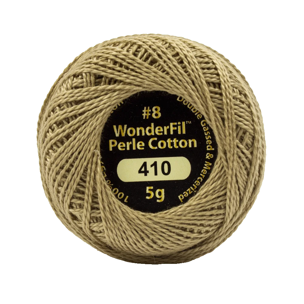 Wonderfil Eleganza Egyptian Perle Cotton Thread 8wt 42yd Ball