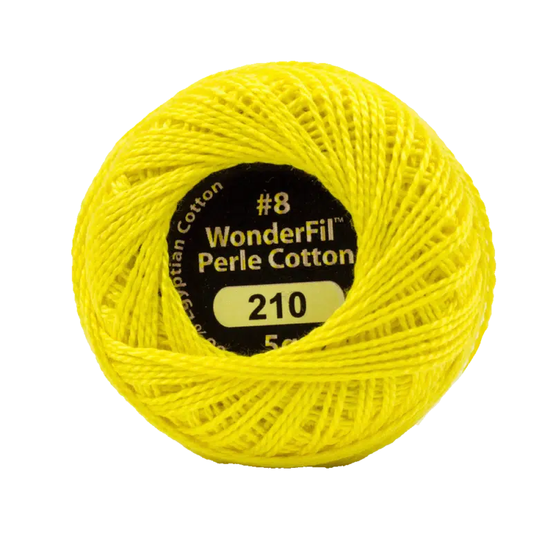 Wonderfil Eleganza Egyptian Perle Cotton Thread 8wt 42yd Ball