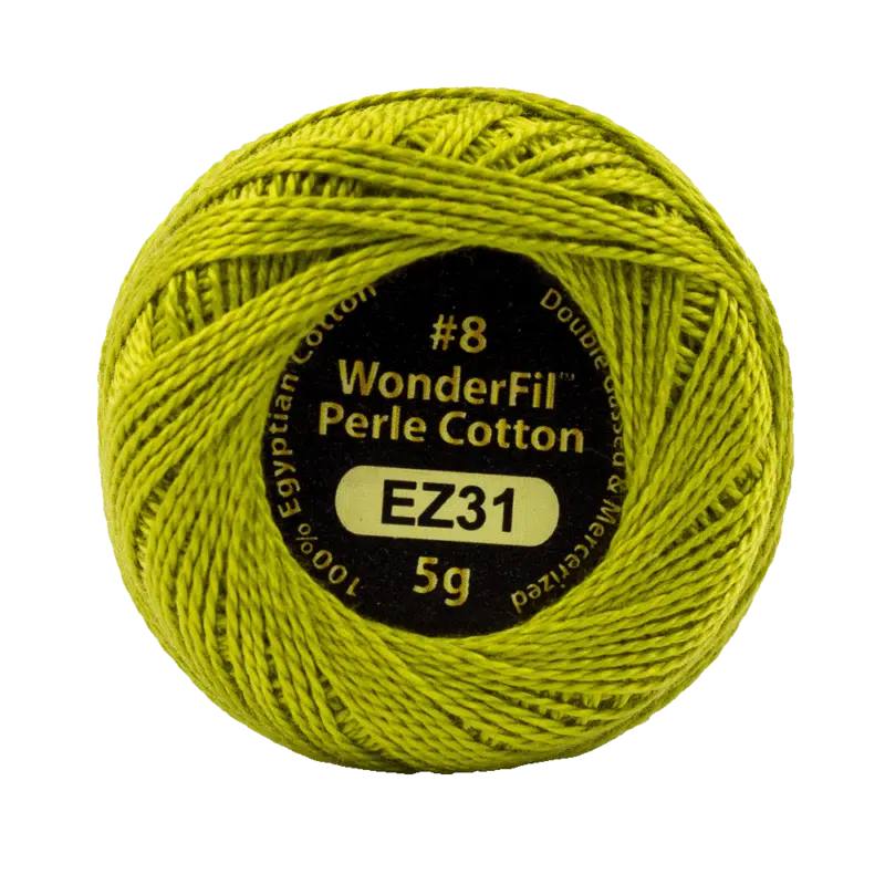 Wonderfil Eleganza Egyptian Perle Cotton Thread 8wt 42yd Ball