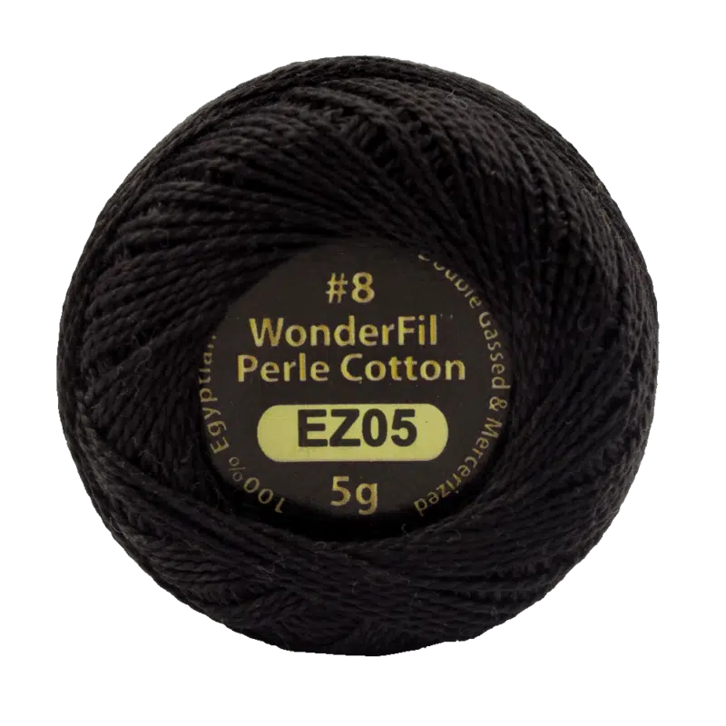 Wonderfil Eleganza Egyptian Perle Cotton Thread 8wt 42yd Ball
