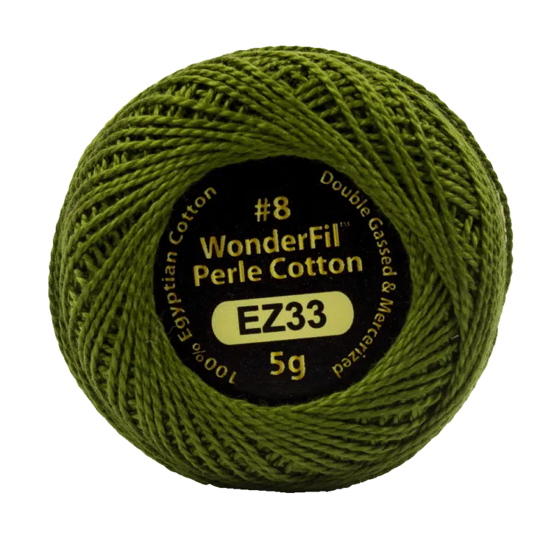 Wonderfil Eleganza Egyptian Perle Cotton Thread 8wt 42yd Ball