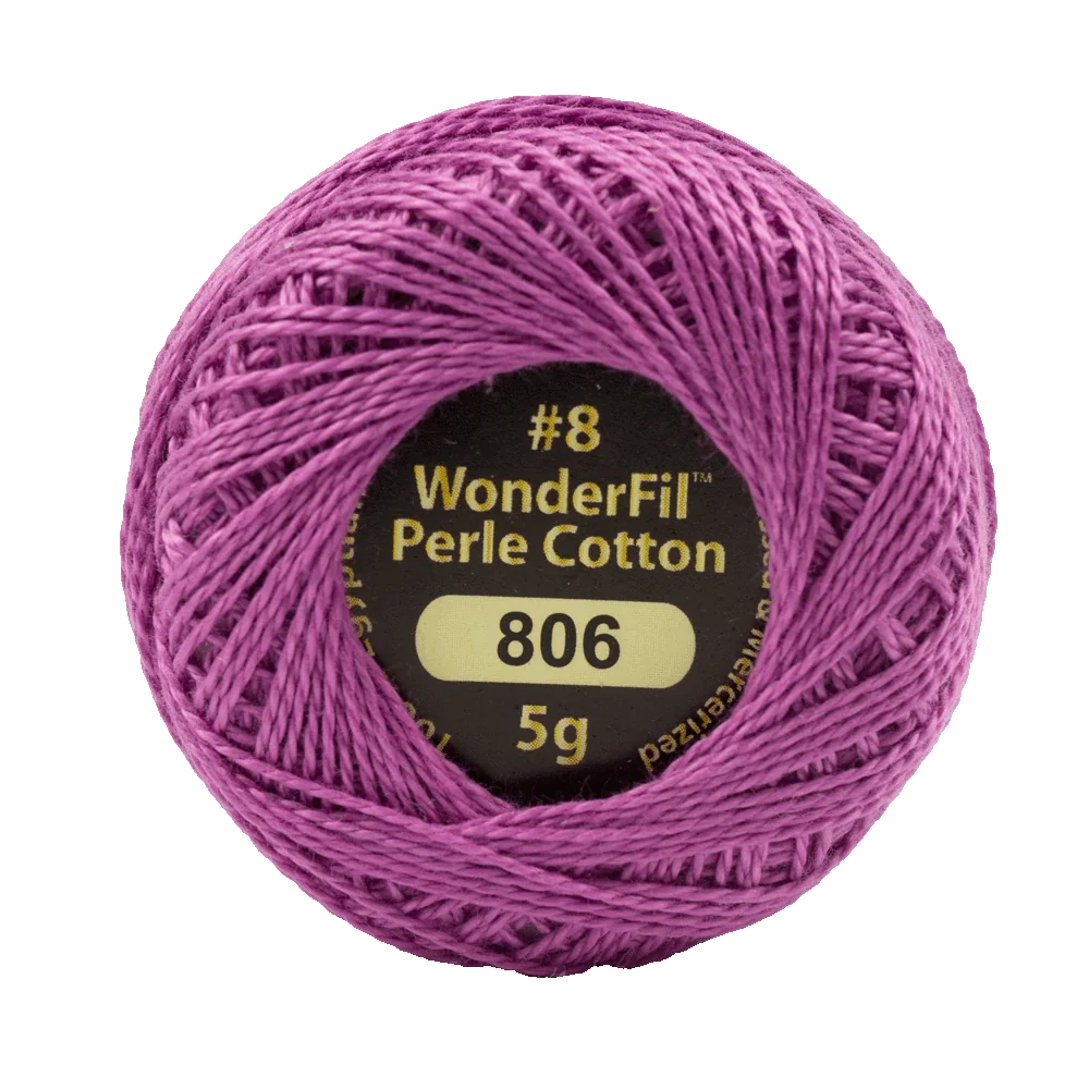 Wonderfil Eleganza Egyptian Perle Cotton Thread 8wt 42yd Ball