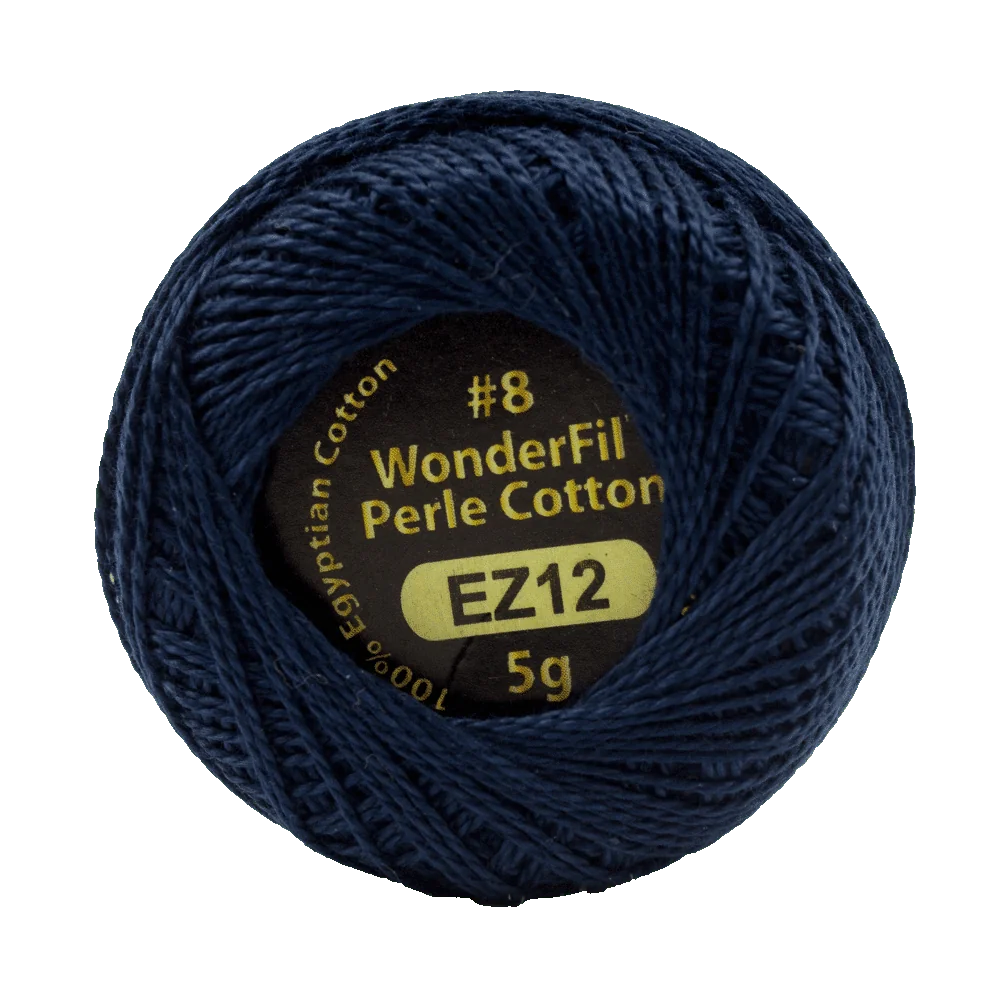 Wonderfil Eleganza Egyptian Perle Cotton Thread 8wt 42yd Ball