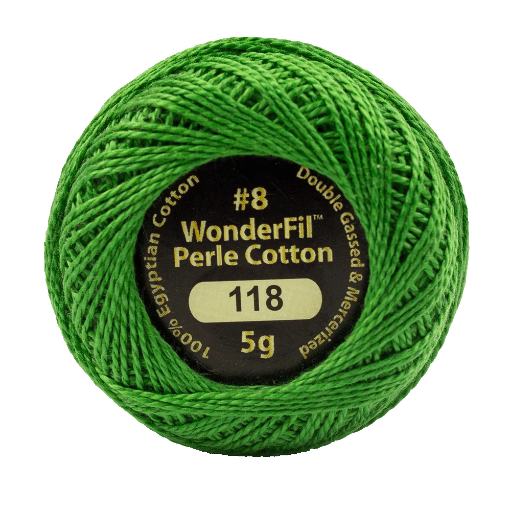 Wonderfil Eleganza Egyptian Perle Cotton Thread 8wt 42yd Ball