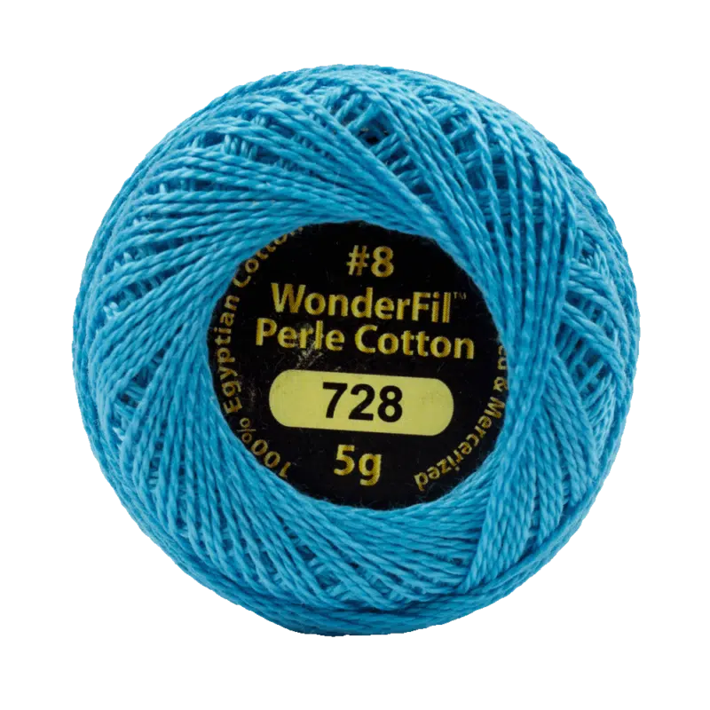 Wonderfil Eleganza Egyptian Perle Cotton Thread 8wt 42yd Ball