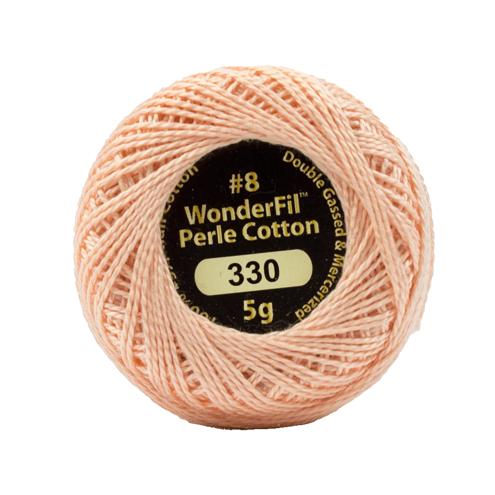 Wonderfil Eleganza Egyptian Perle Cotton Thread 8wt 42yd Ball