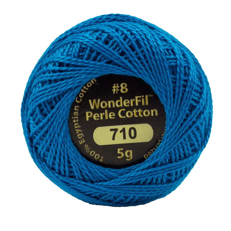 Wonderfil Eleganza Egyptian Perle Cotton Thread 8wt 42yd Ball