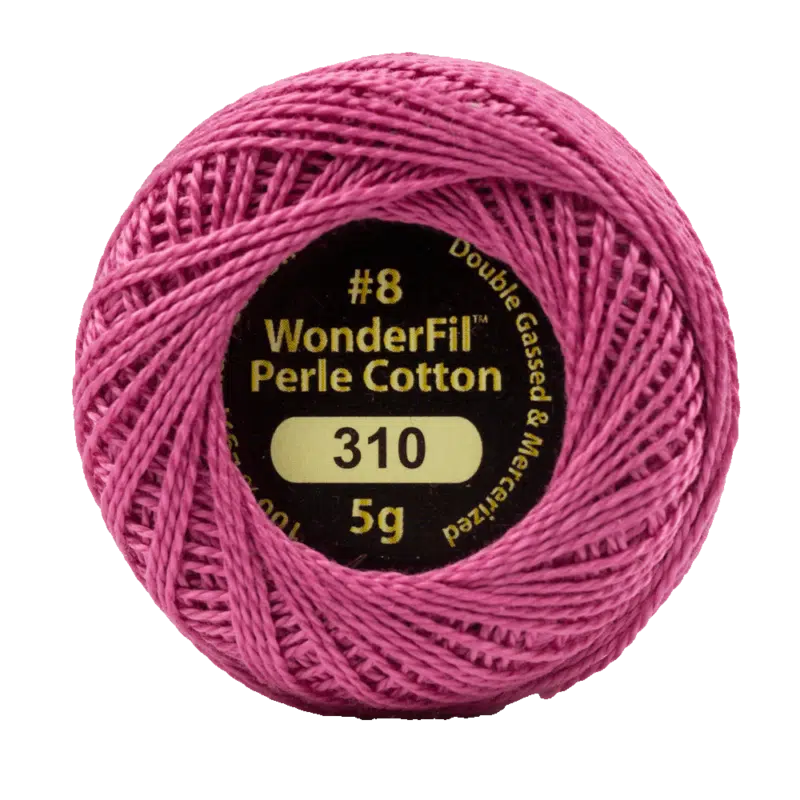 Wonderfil Eleganza Egyptian Perle Cotton Thread 8wt 42yd Ball