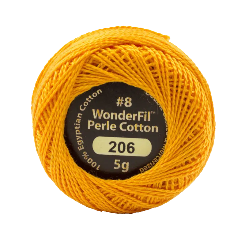Wonderfil Eleganza Egyptian Perle Cotton Thread 8wt 42yd Ball