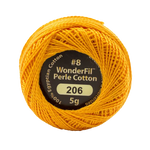 Wonderfil Eleganza Egyptian Perle Cotton Thread 8wt 42yd Ball