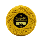 Wonderfil Eleganza Egyptian Perle Cotton Thread 8wt 42yd Ball