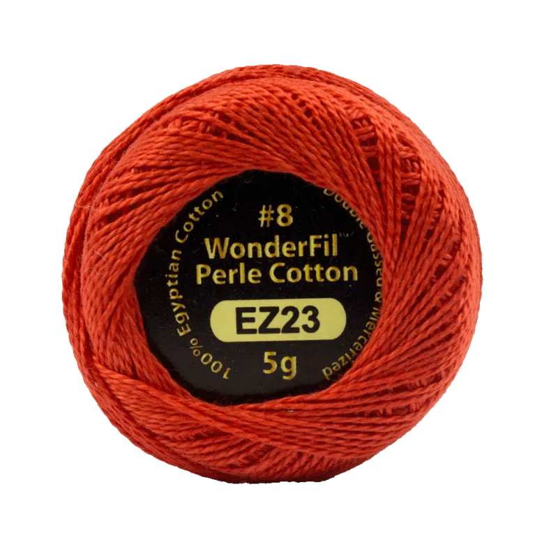Wonderfil Eleganza Egyptian Perle Cotton Thread 8wt 42yd Ball