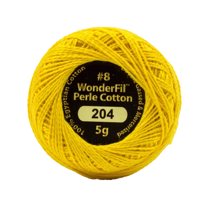 Wonderfil Eleganza Egyptian Perle Cotton Thread 8wt 42yd Ball