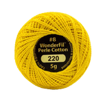 Wonderfil Eleganza Egyptian Perle Cotton Thread 8wt 42yd Ball