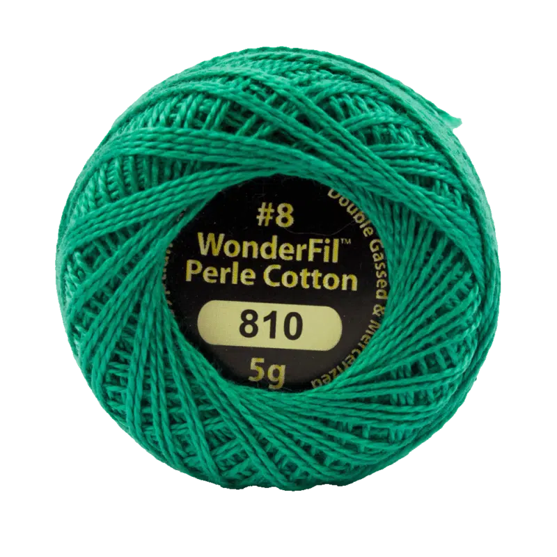 Wonderfil Eleganza Egyptian Perle Cotton Thread 8wt 42yd Ball