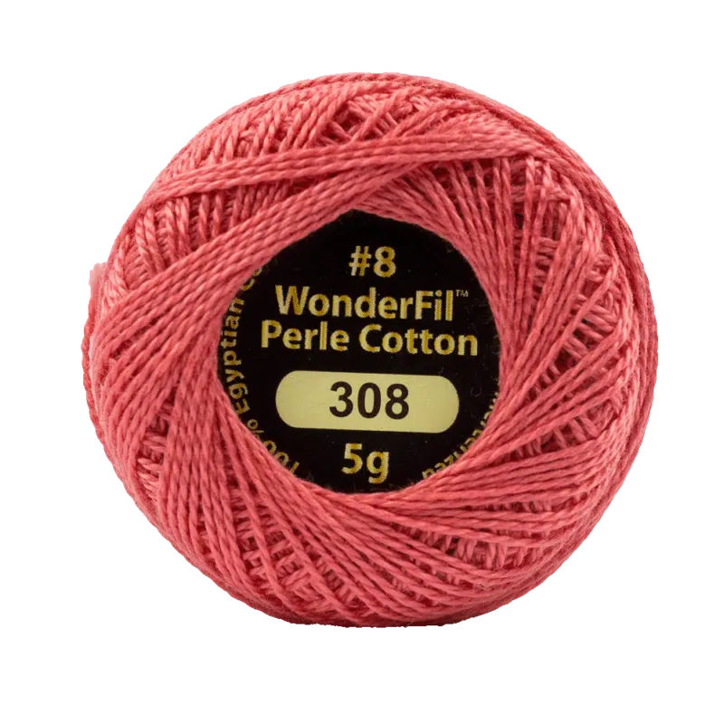 Wonderfil Eleganza Egyptian Perle Cotton Thread 8wt 42yd Ball