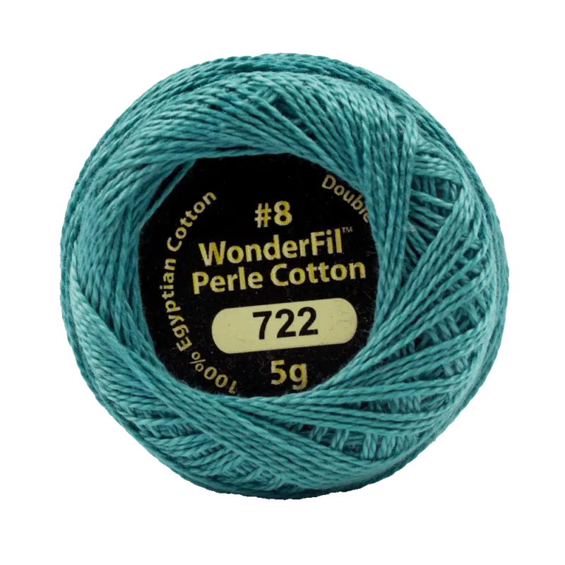 Wonderfil Eleganza Egyptian Perle Cotton Thread 8wt 42yd Ball