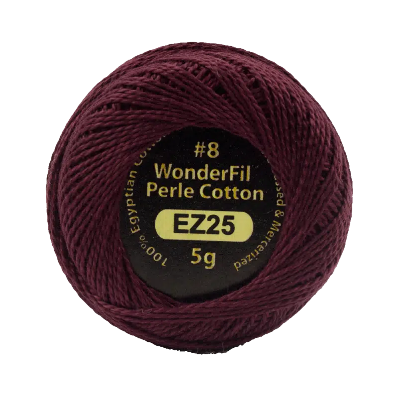 Wonderfil Eleganza Egyptian Perle Cotton Thread 8wt 42yd Ball