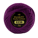 Wonderfil Eleganza Egyptian Perle Cotton Thread 8wt 42yd Ball