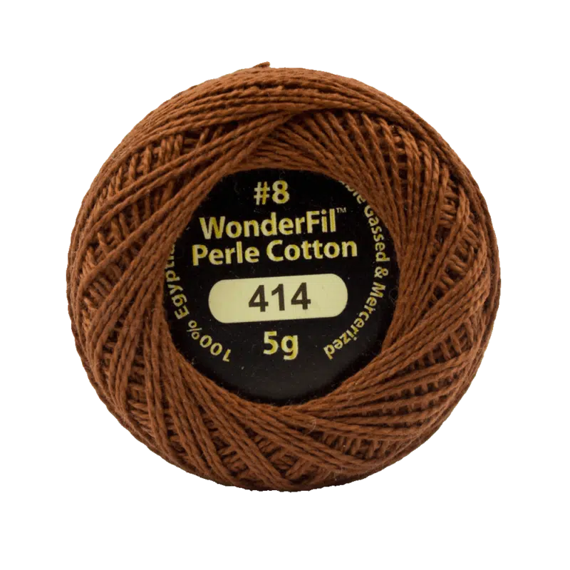 Wonderfil Eleganza Egyptian Perle Cotton Thread 8wt 42yd Ball