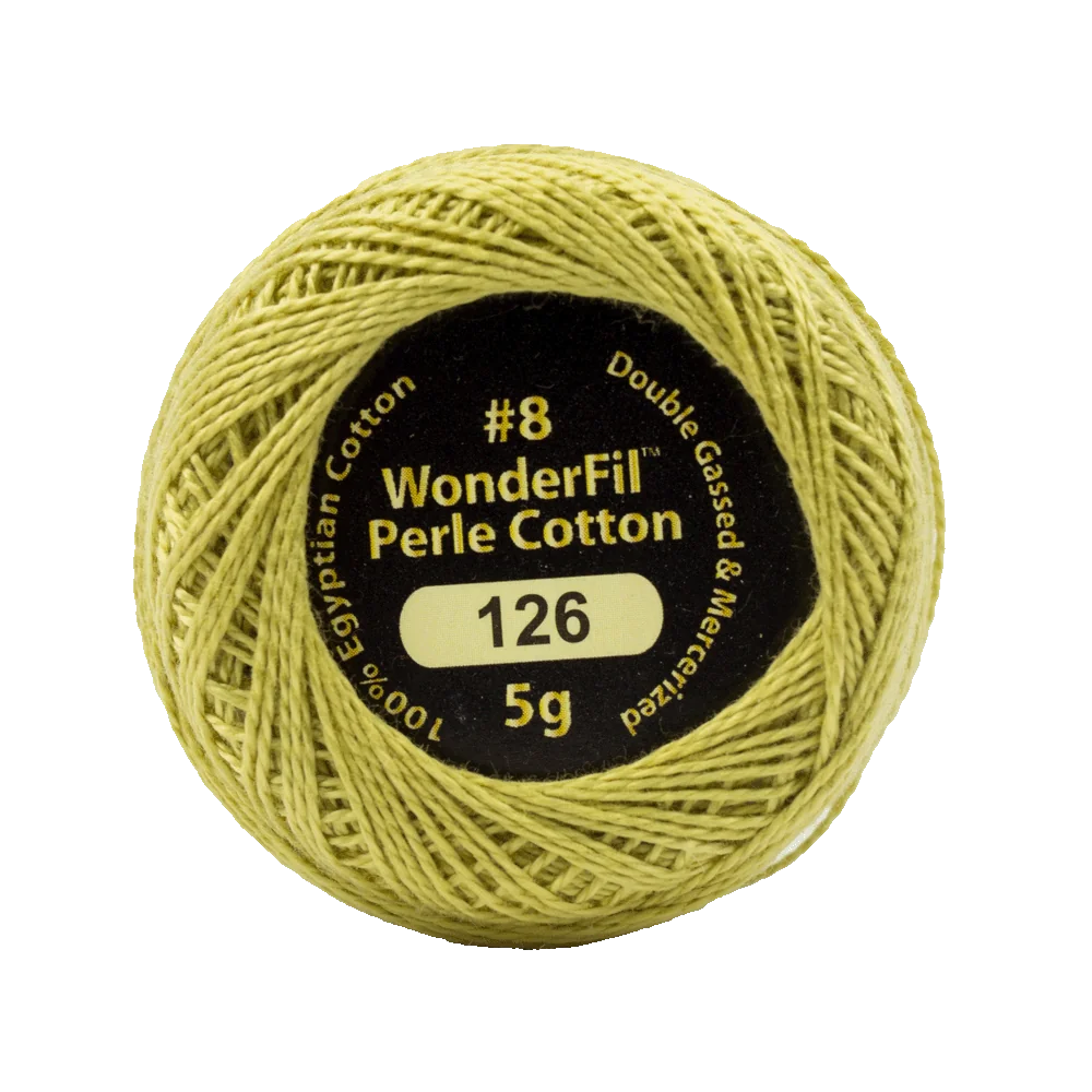 Wonderfil Eleganza Egyptian Perle Cotton Thread 8wt 42yd Ball