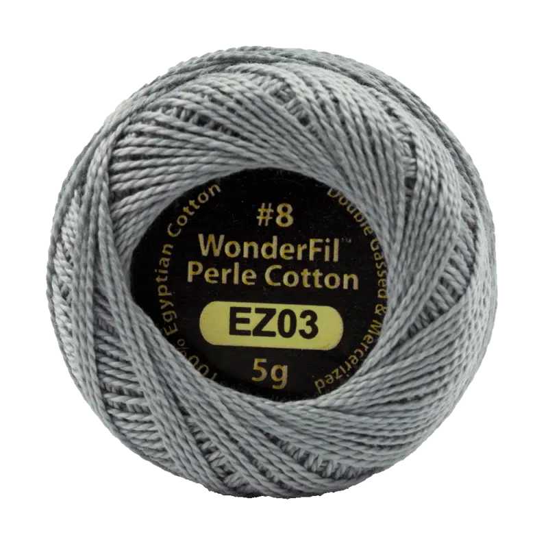 Wonderfil Eleganza Egyptian Perle Cotton Thread 8wt 42yd Ball