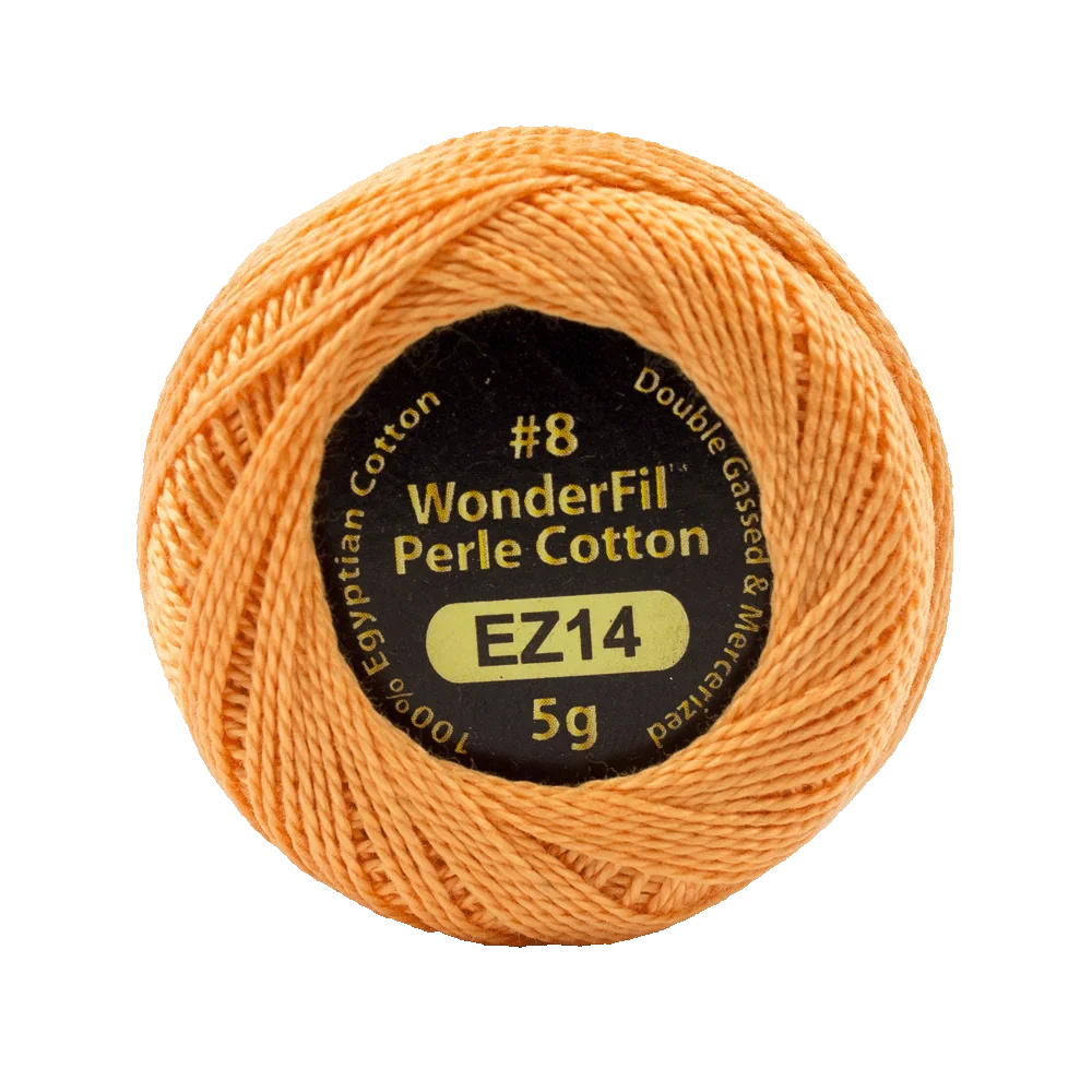 Wonderfil Eleganza Egyptian Perle Cotton Thread 8wt 42yd Ball