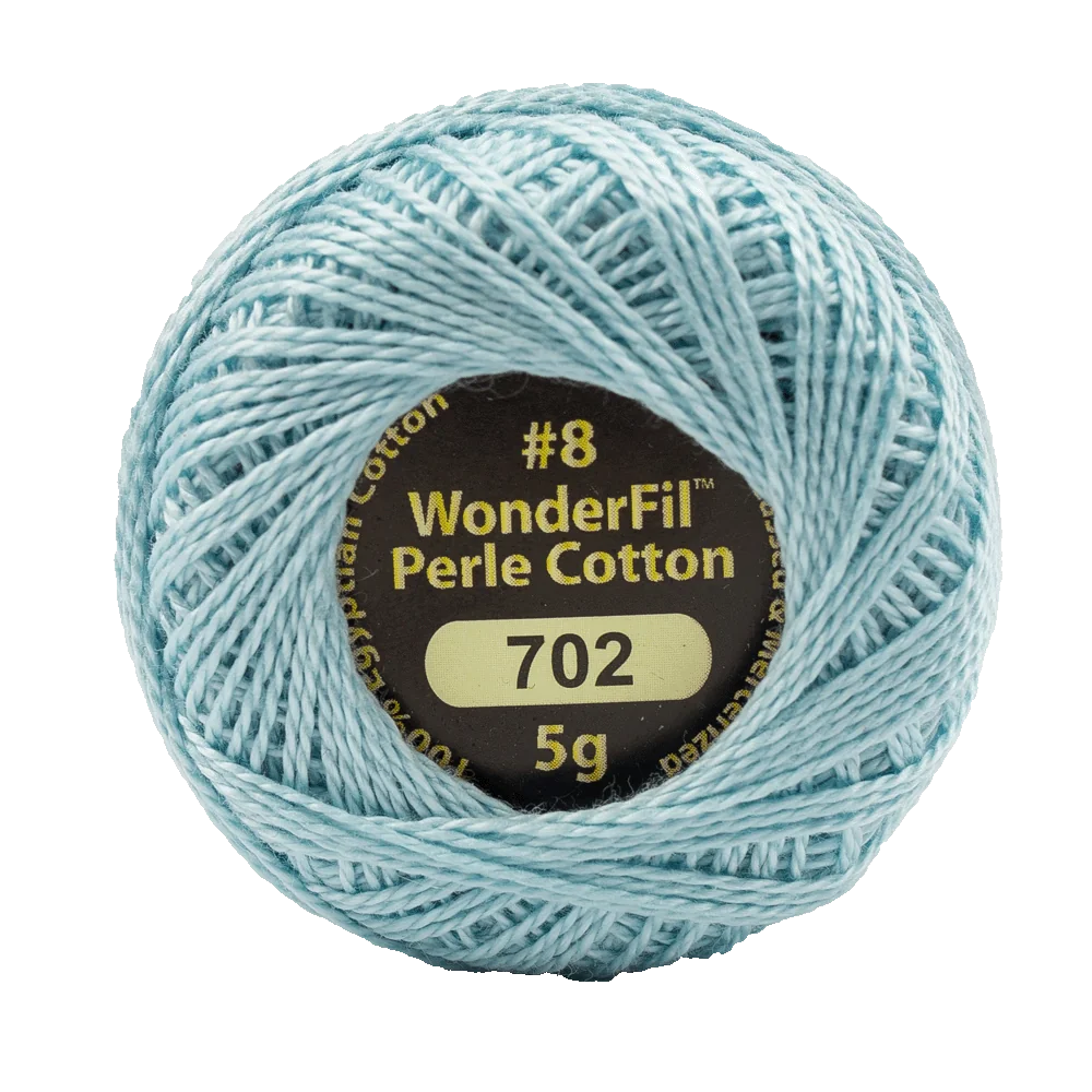Wonderfil Eleganza Egyptian Perle Cotton Thread 8wt 42yd Ball