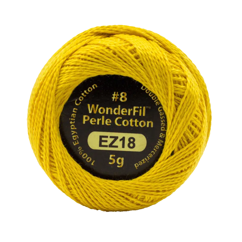 Wonderfil Eleganza Egyptian Perle Cotton Thread 8wt 42yd Ball