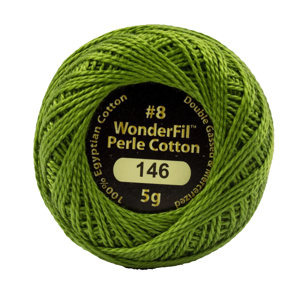 Wonderfil Eleganza Egyptian Perle Cotton Thread 8wt 42yd Ball