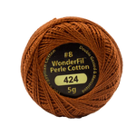 Wonderfil Eleganza Egyptian Perle Cotton Thread 8wt 42yd Ball