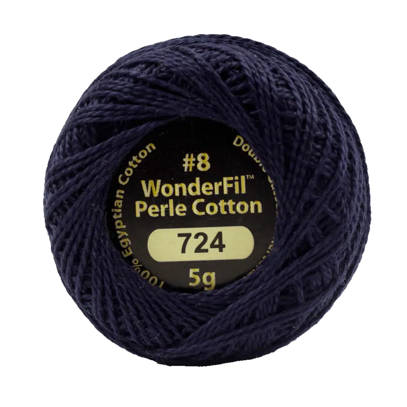 Wonderfil Eleganza Egyptian Perle Cotton Thread 8wt 42yd Ball