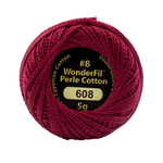 Wonderfil Eleganza Egyptian Perle Cotton Thread 8wt 42yd Ball
