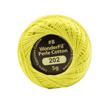 Wonderfil Eleganza Egyptian Perle Cotton Thread 8wt 42yd Ball