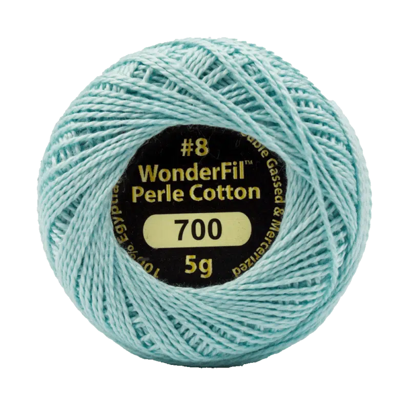 Wonderfil Eleganza Egyptian Perle Cotton Thread 8wt 42yd Ball