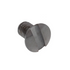 Metal screw on a white background