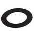 A black rubber O-ring or gasket disc shown on a plain white background.