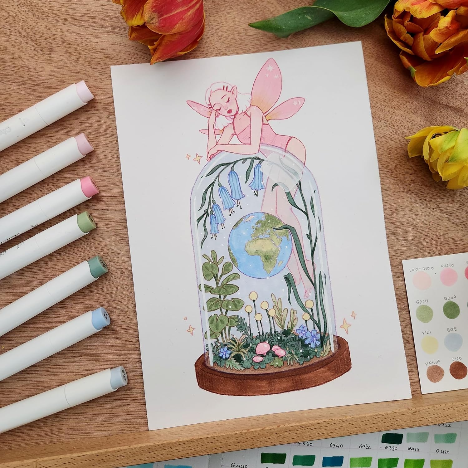 Ohuhu Double Sided Bleedproof Art Sketchbook 9x12 Y44-83000-44