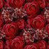 Fabric Hoffman Scarlet Graveyard Blooms Boneheads by the Quarter Yard Y5854-78